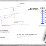 Inclined Steel Beam Column Endplate Haunch Connection