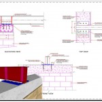 Steel Beam Connection Detail on top of Masonry Stone or Brick Load ...