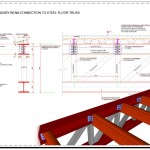 Simple Secondary Beam Connection to Steel Floor Truss